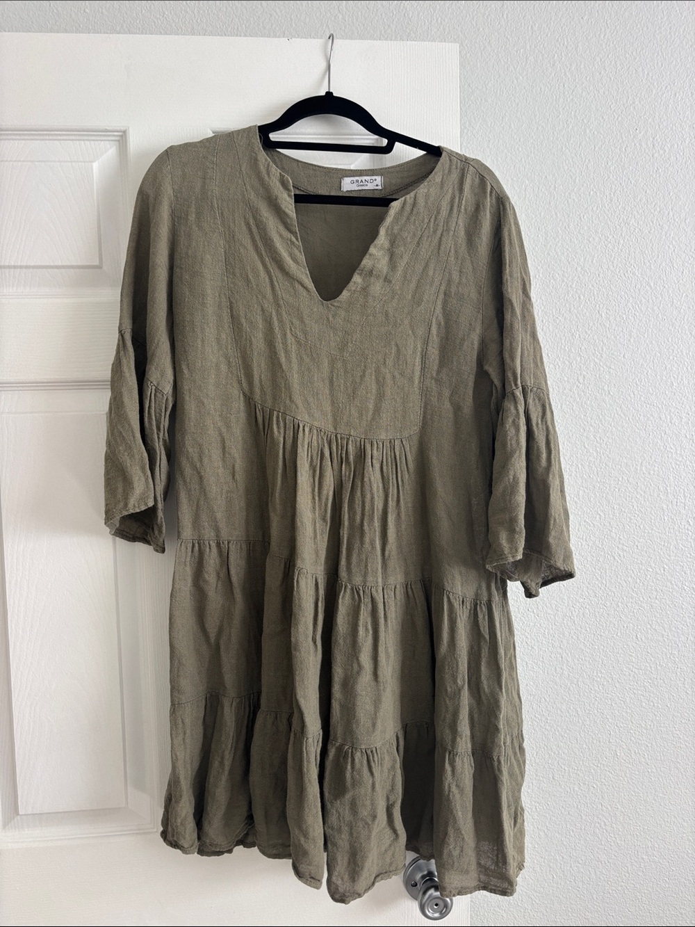 Olive green Grand Greece dress